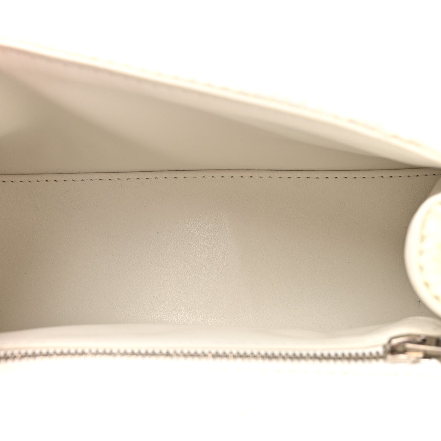 Faux Calfskin Fabric Glow In The Dark Small Sneakerhead Top Handle Bag White