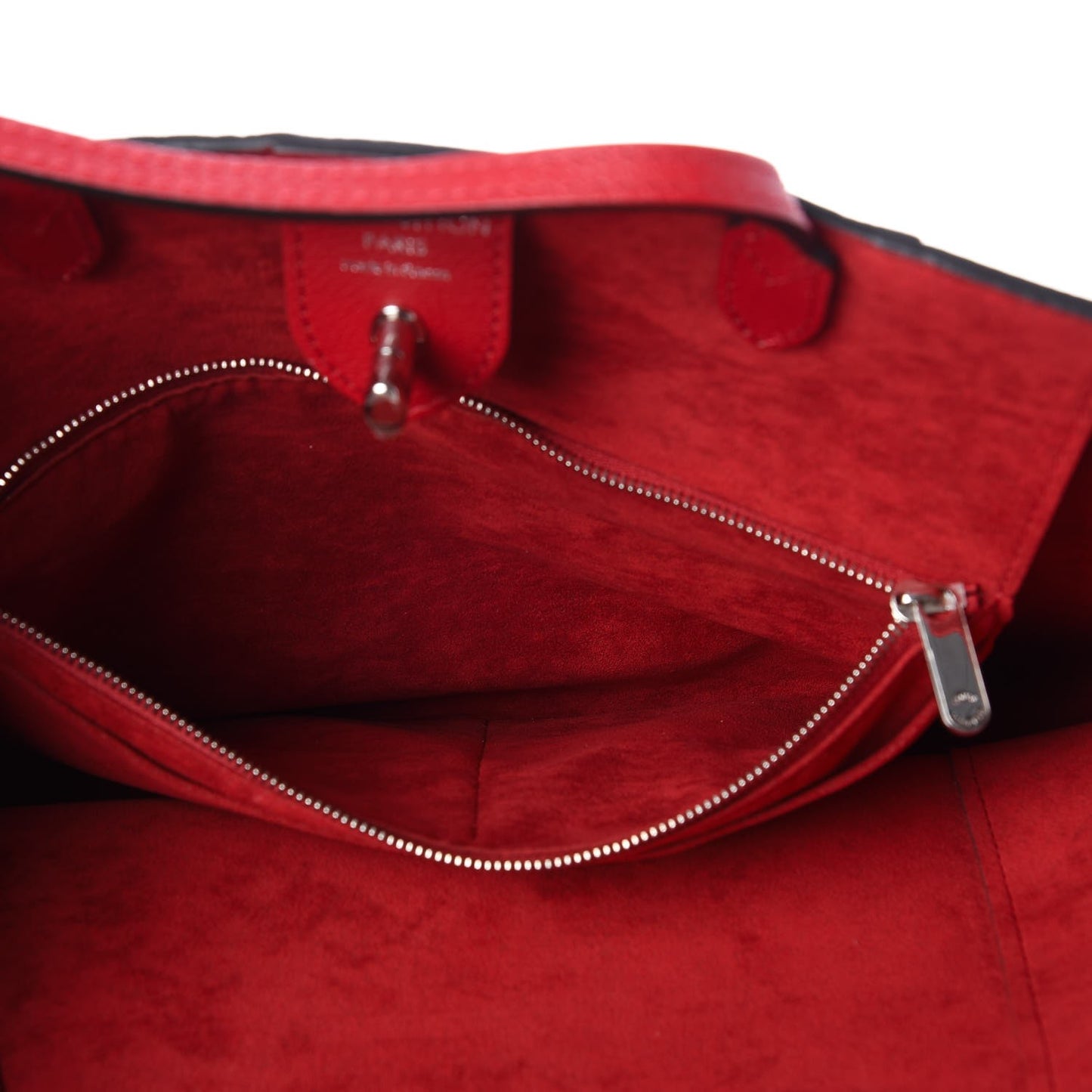 Calfskin Lockme Cabas Rubis