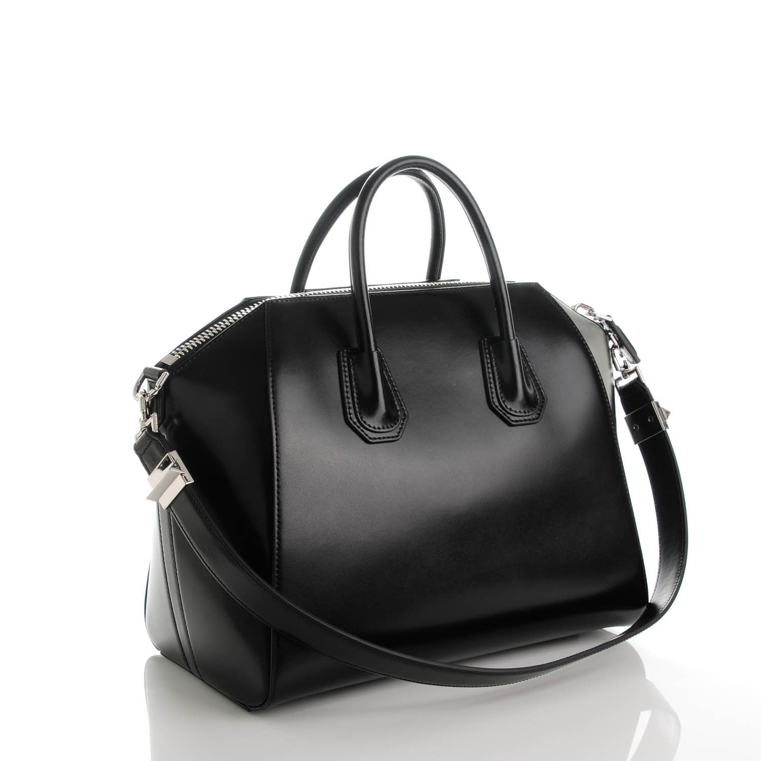 Givenchy Shiny Lord Calfskin Medium Antigona Black 3 of 7