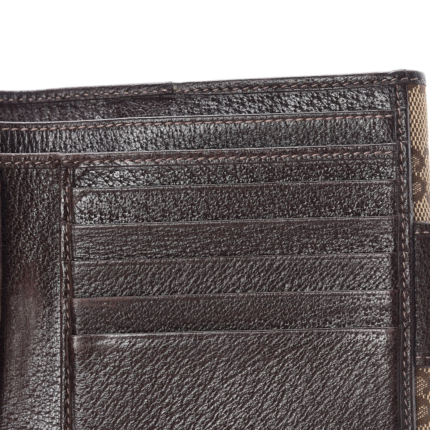 Monogram Abbey Compact Wallet Dark Brown