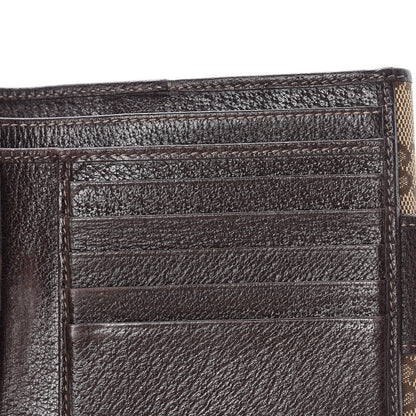 Gucci Monogram Abbey Compact Wallet Dark Brown 10 of 18