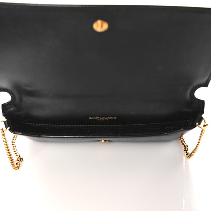 Saint Laurent Smooth Calfskin Monogram Phone Holder Crossbody Black 5 of 13
