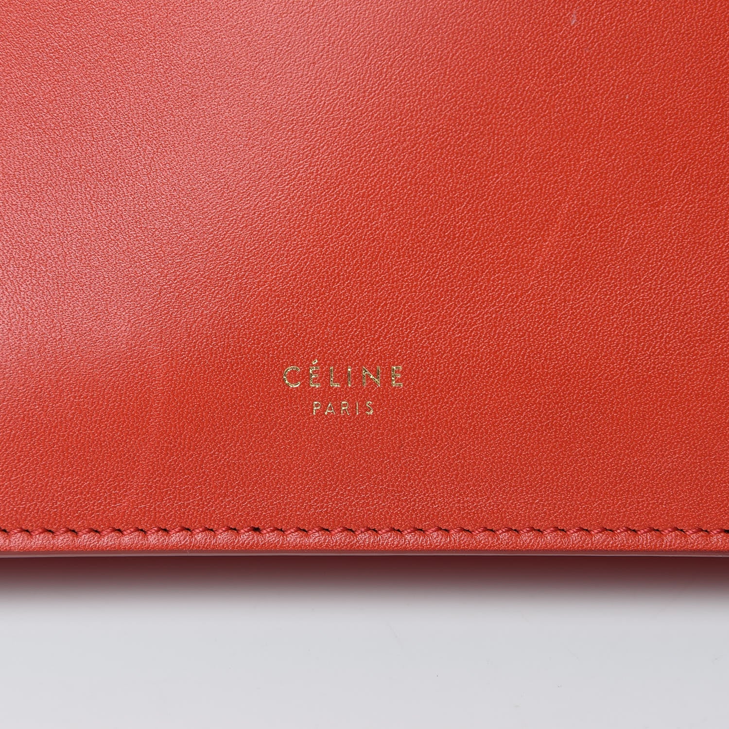 Celine Smooth Calfskin Mini Clasp Bag Red 8 of 12