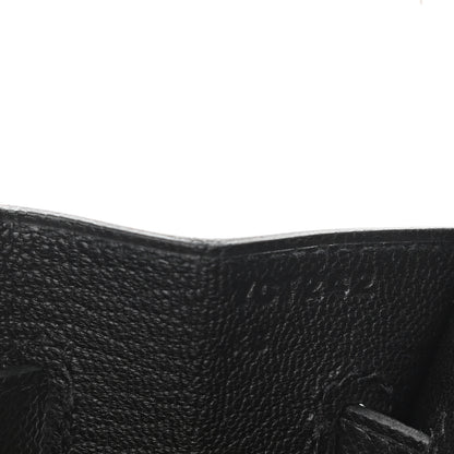 Hermes Epsom Birkin Sellier 25 Black 7 of 11
