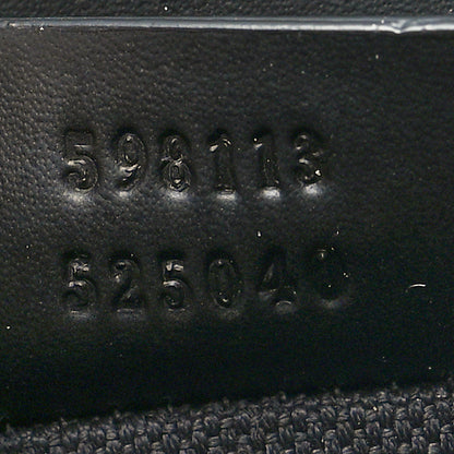 Gucci GG Supreme Monogram Web Slim Belt Bag Black Grey 7 of 11