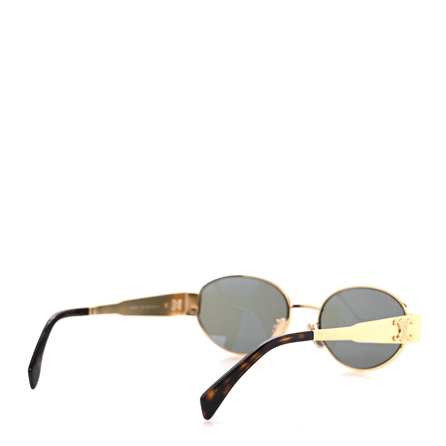 Metal Triomphe 01 Sunglasses CL40235U Gold Green