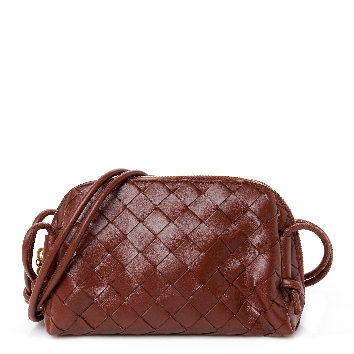 Bottega Veneta Nappa Intrecciato Concert Pouch Sapele 1 of 10