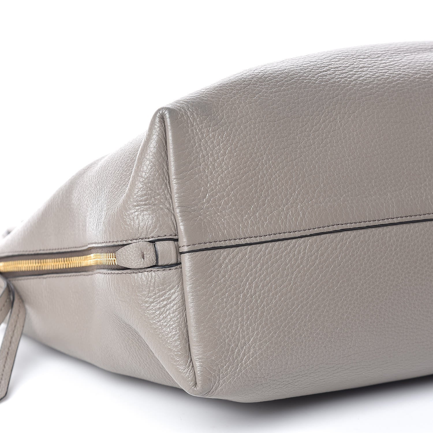 Prada Vitello Daino Side Zip Tote Argilla 7 of 8