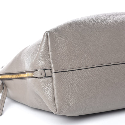 Prada Vitello Daino Side Zip Tote Argilla 7 of 8