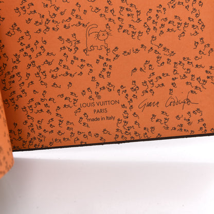 Louis Vuitton Catogram Clemence Notebook MM Marron 6 of 8