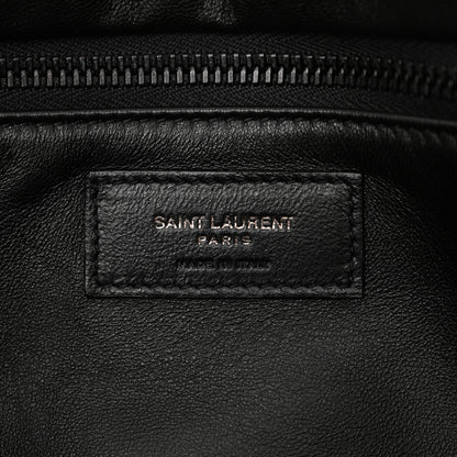 Saint Laurent Lambskin Wide Puffer Tote Black 6 of 10