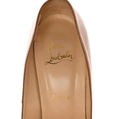 Christian Louboutin Kid Bianca 140 Pumps 40 Camel 6 of 8