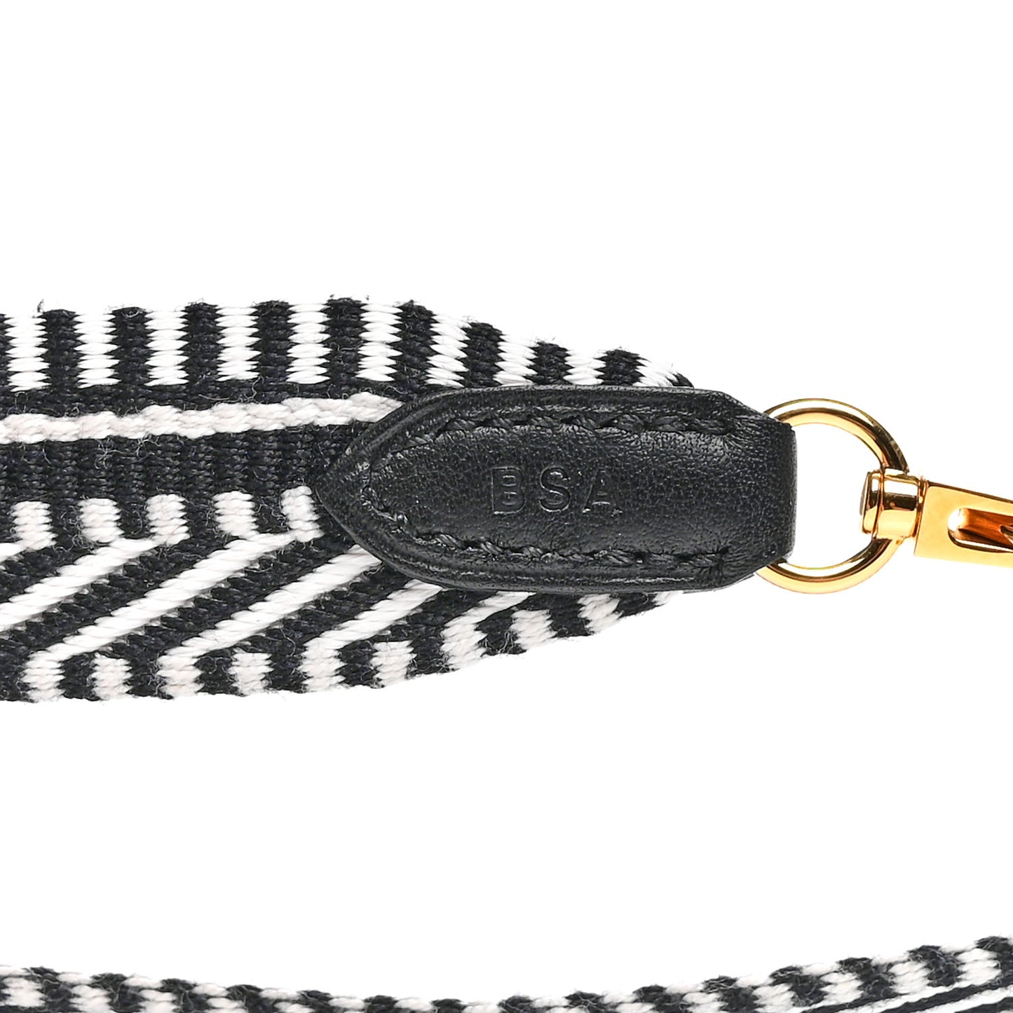 Toile Swift 25mm Sangle Cavale Shoulder Strap Black Ecru