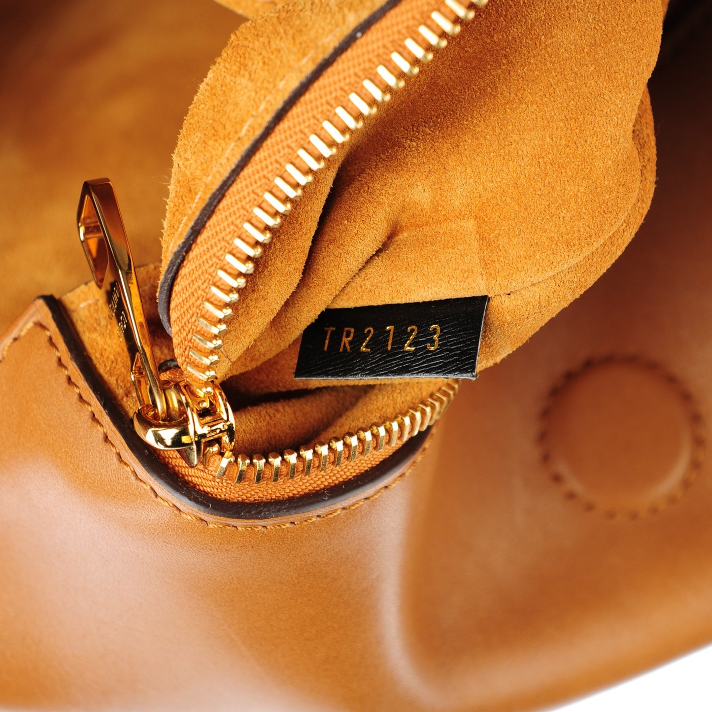 Monogram Cuir Orfevre Tote W PM Noisette