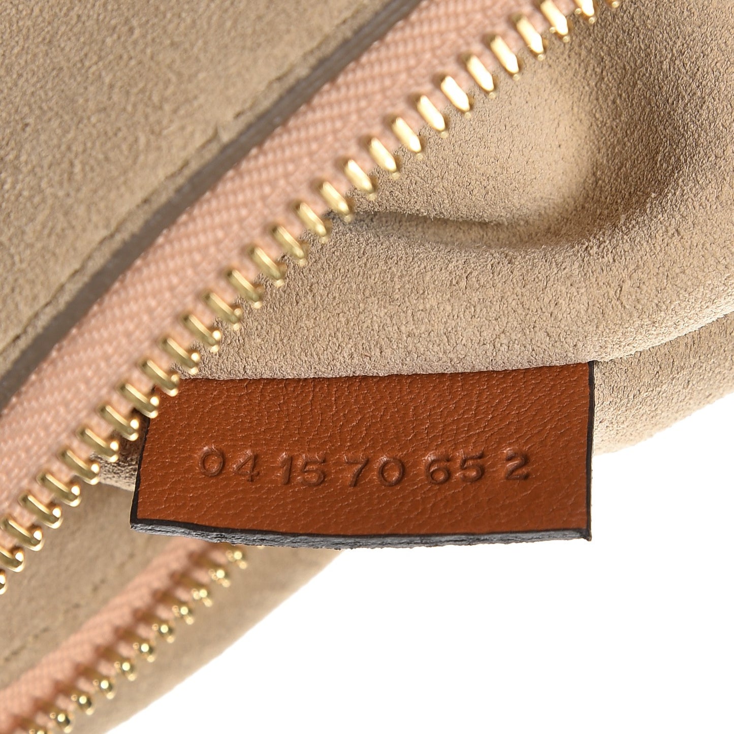 Suede Calfskin Medium Faye Shoulder Bag Tobacco