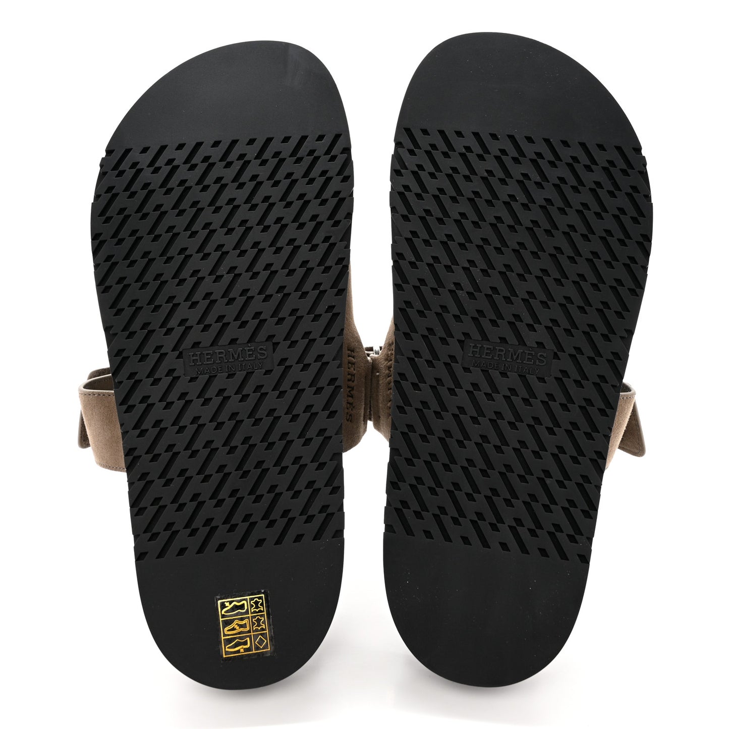 Suede Goatskin Mens Chypre Sandals 41 Beige Argile