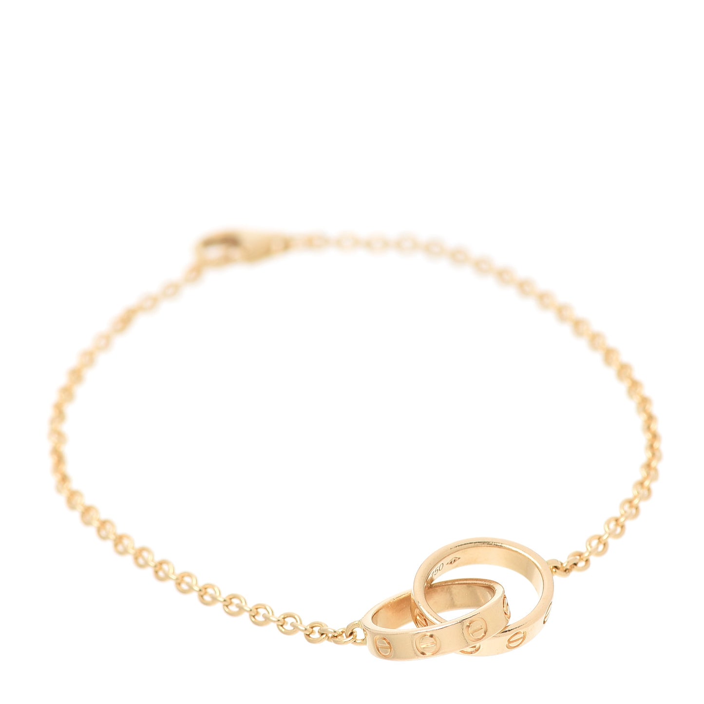 18K Yellow Gold Interlocking LOVE Bracelet
