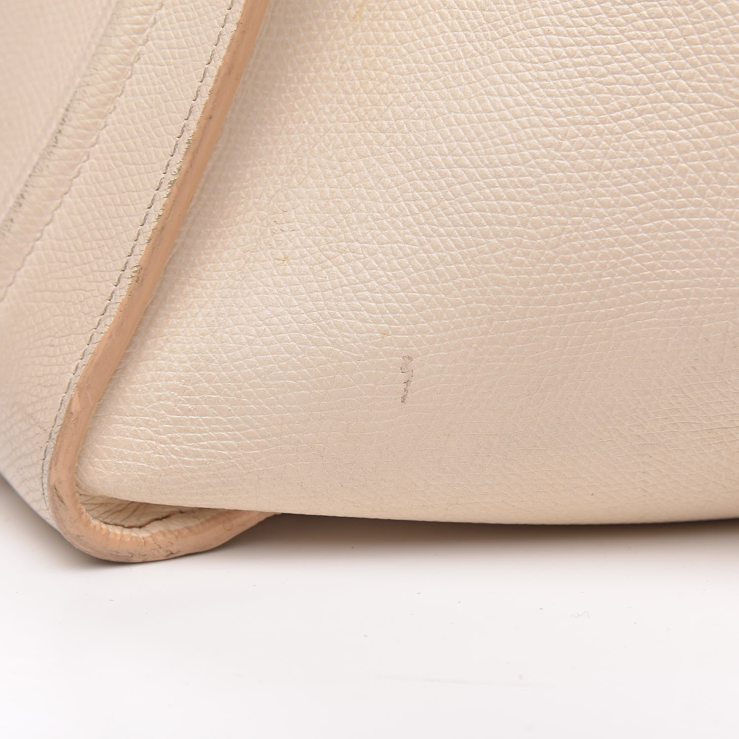 Celine Grained Calfskin Medium Phantom Luggage Cream 25 of 39