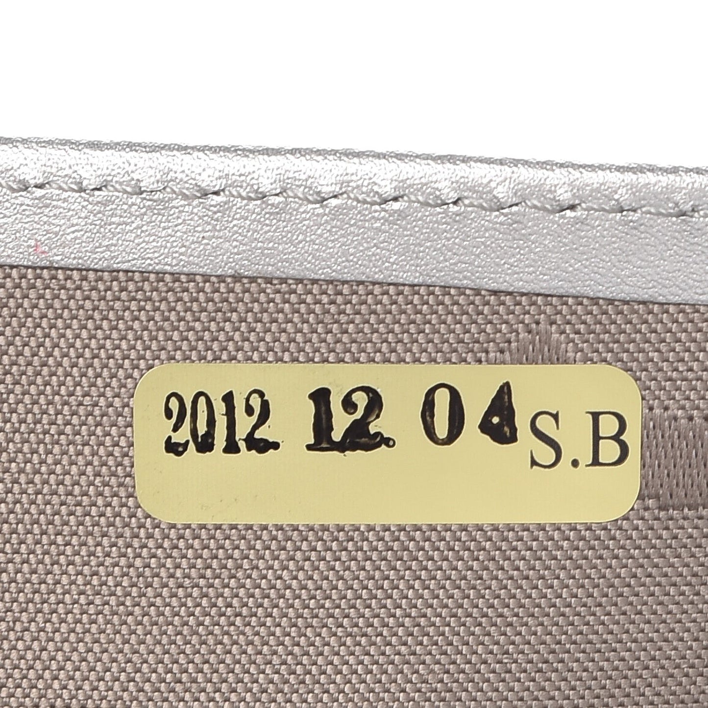 Calfskin Quilted Large Cambon Agenda Planner Black Silver