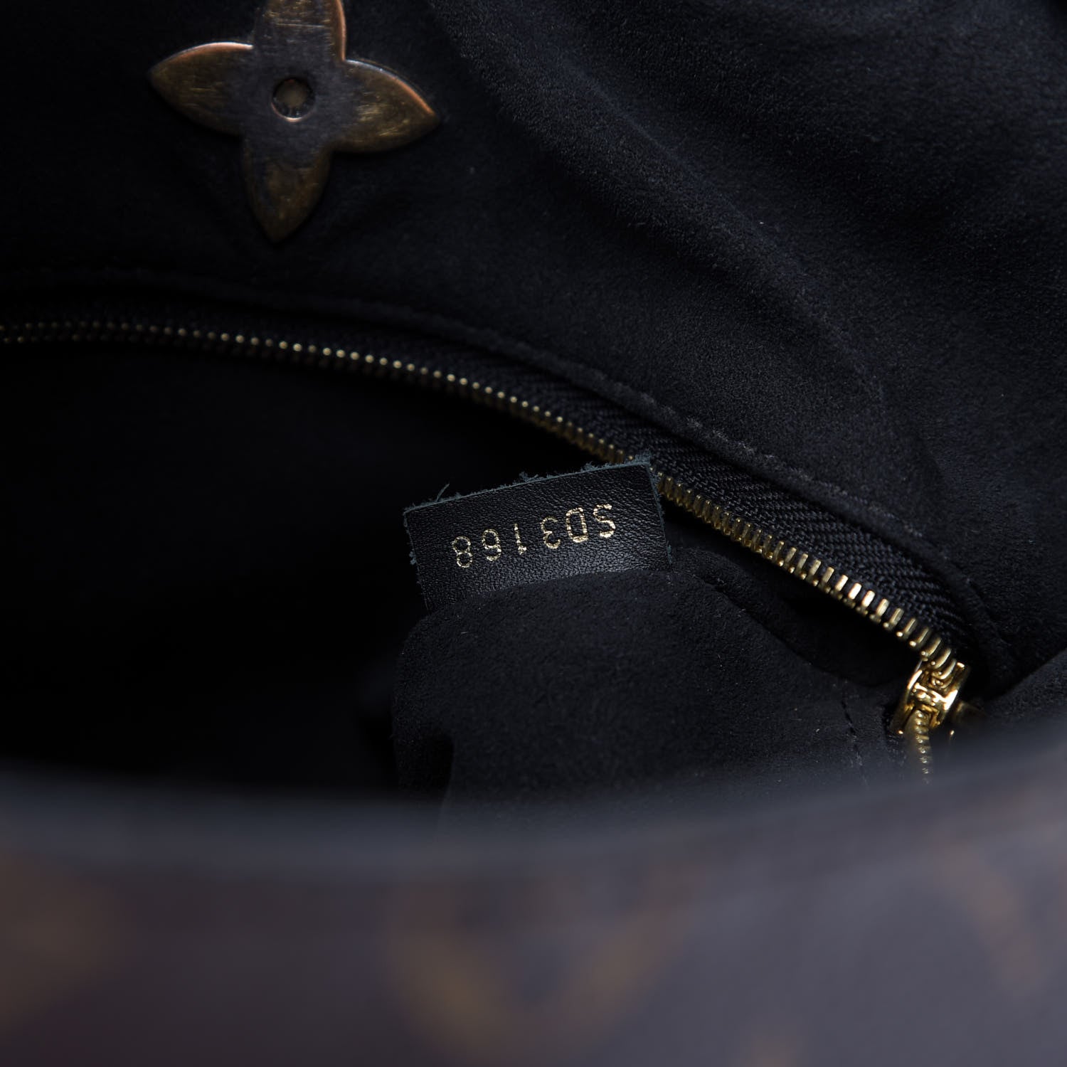 Louis Vuitton Monogram Flower Hobo Black 10 of 14