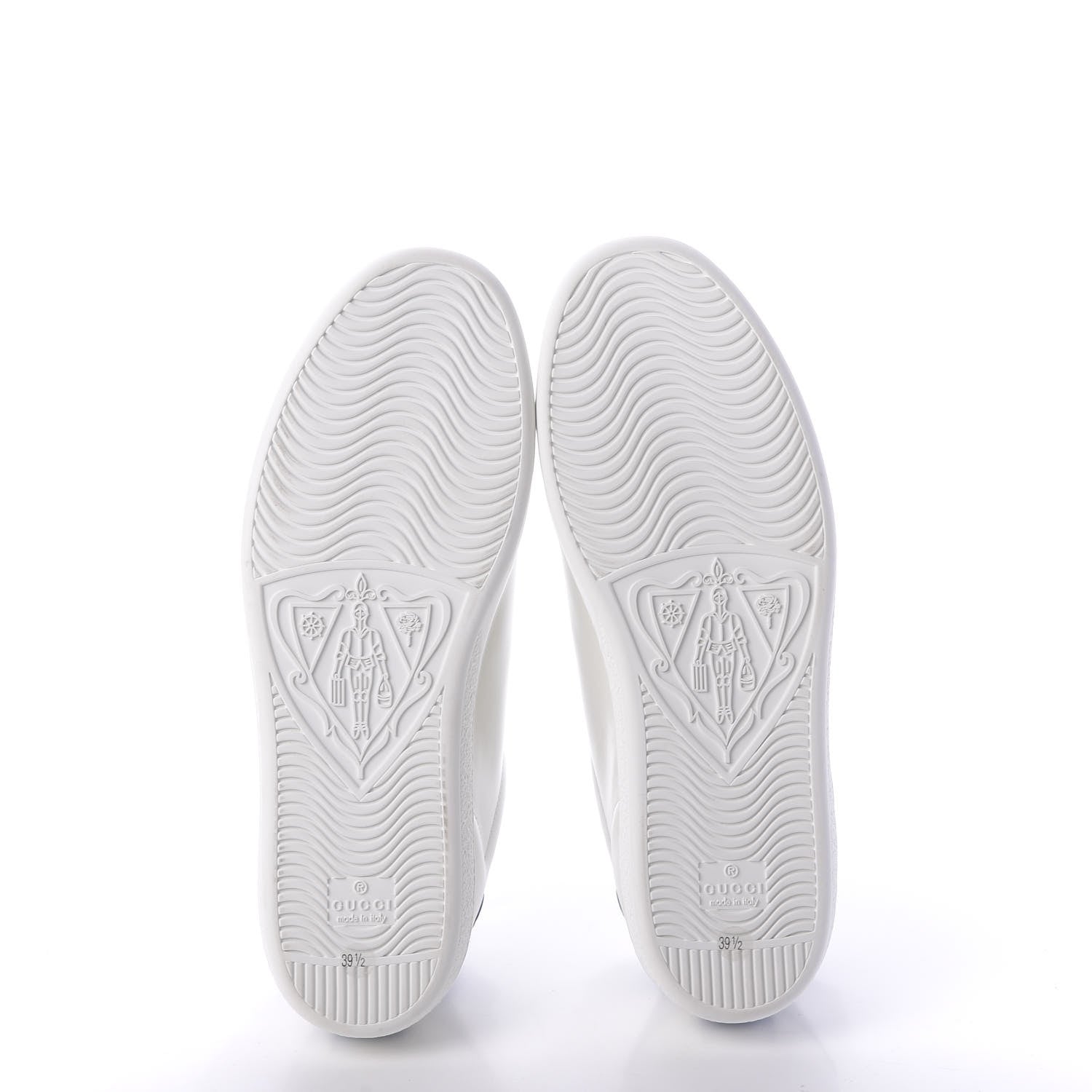 Gucci Calfskin Miro Soft Tennis Embroidered Womens Ace Sneakers 39.5 White Rio Blue 7 of 12