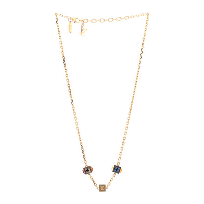 Louis Vuitton Swarovski Gamble Short Necklace Azur 3 of 8