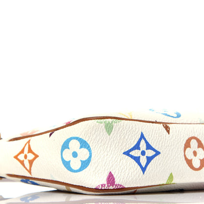 Louis Vuitton Monogram Multicolor Pochette Accessories White 9 of 10