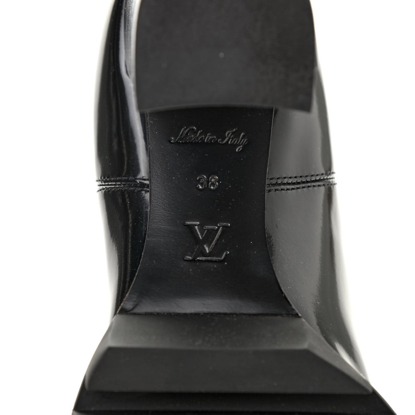 Patent Nano Monogram Ankle Star Trail Boots 38 Black