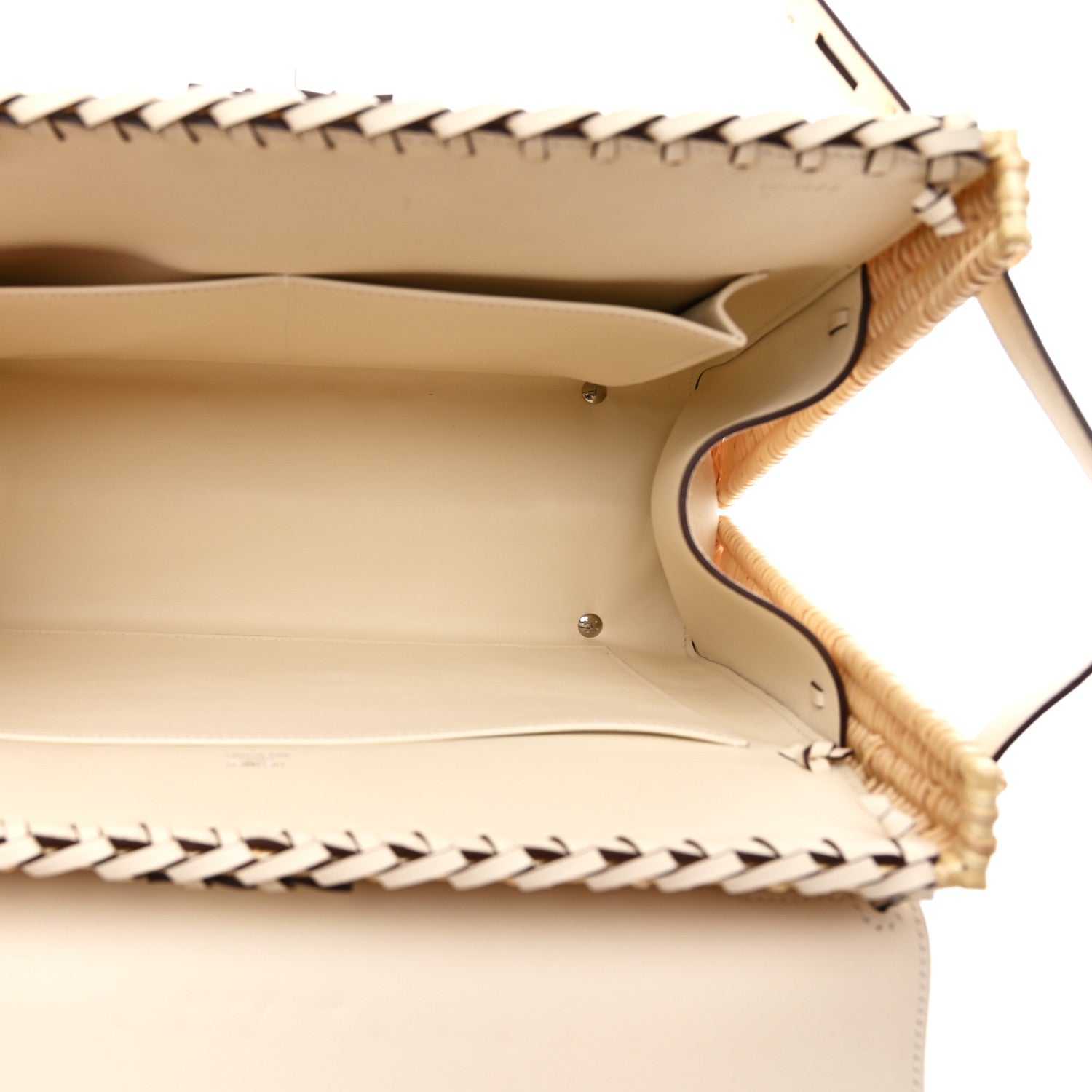 Hermes Wicker Swift Picnic Kelly 35 Naturel Nata 5 of 14