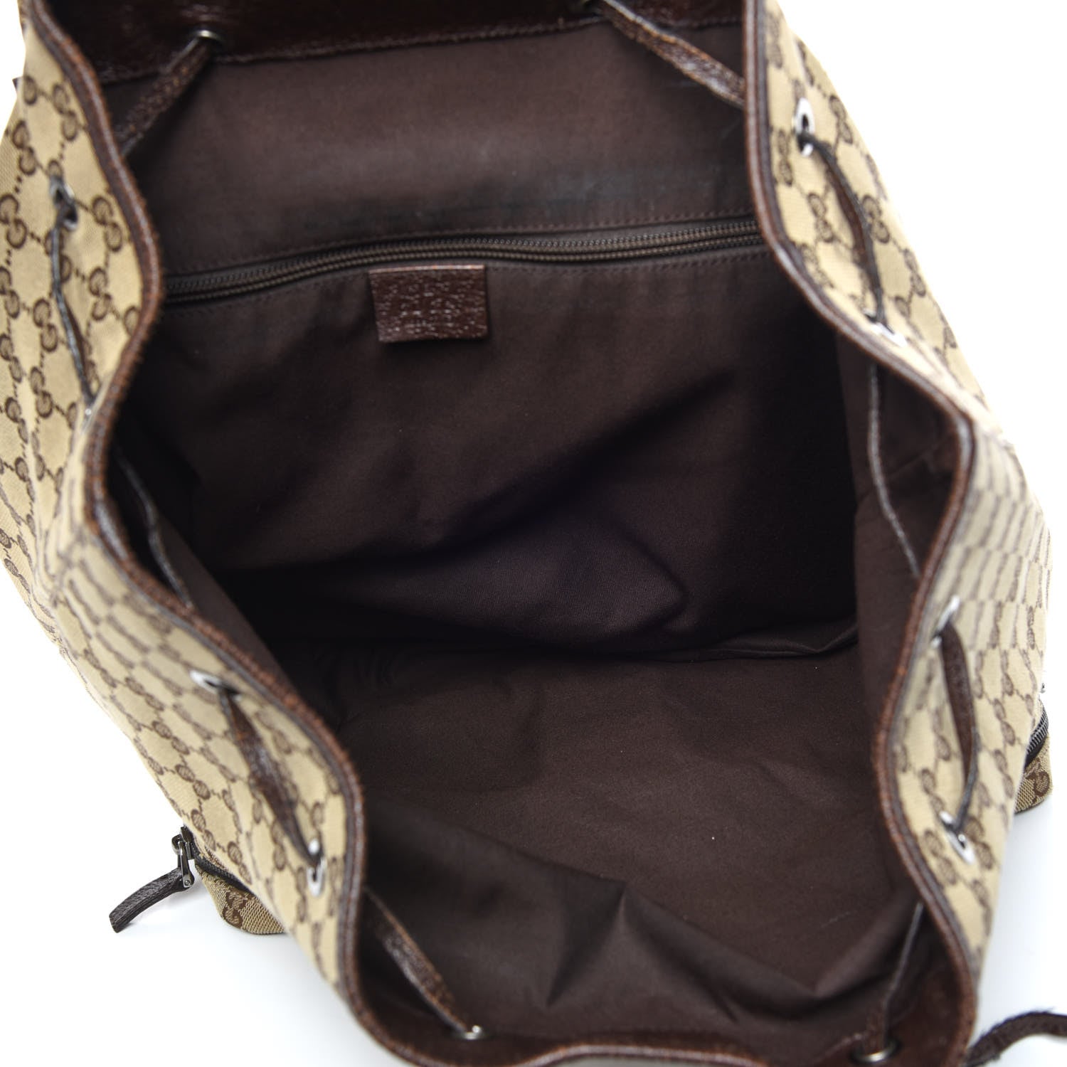 Gucci Monogram Backpack Dark Brown 7 of 21