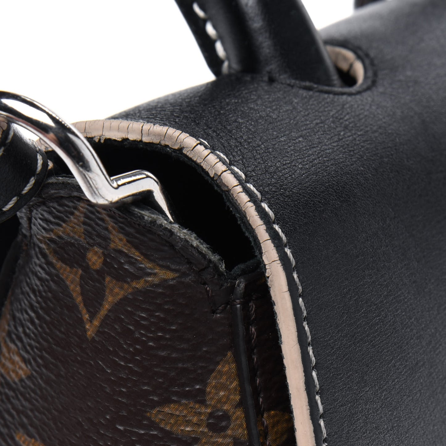 Calfskin Monogram Chain It Bag PM Black