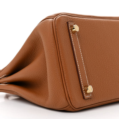 Hermes Togo Birkin 25 Gold 9 of 12