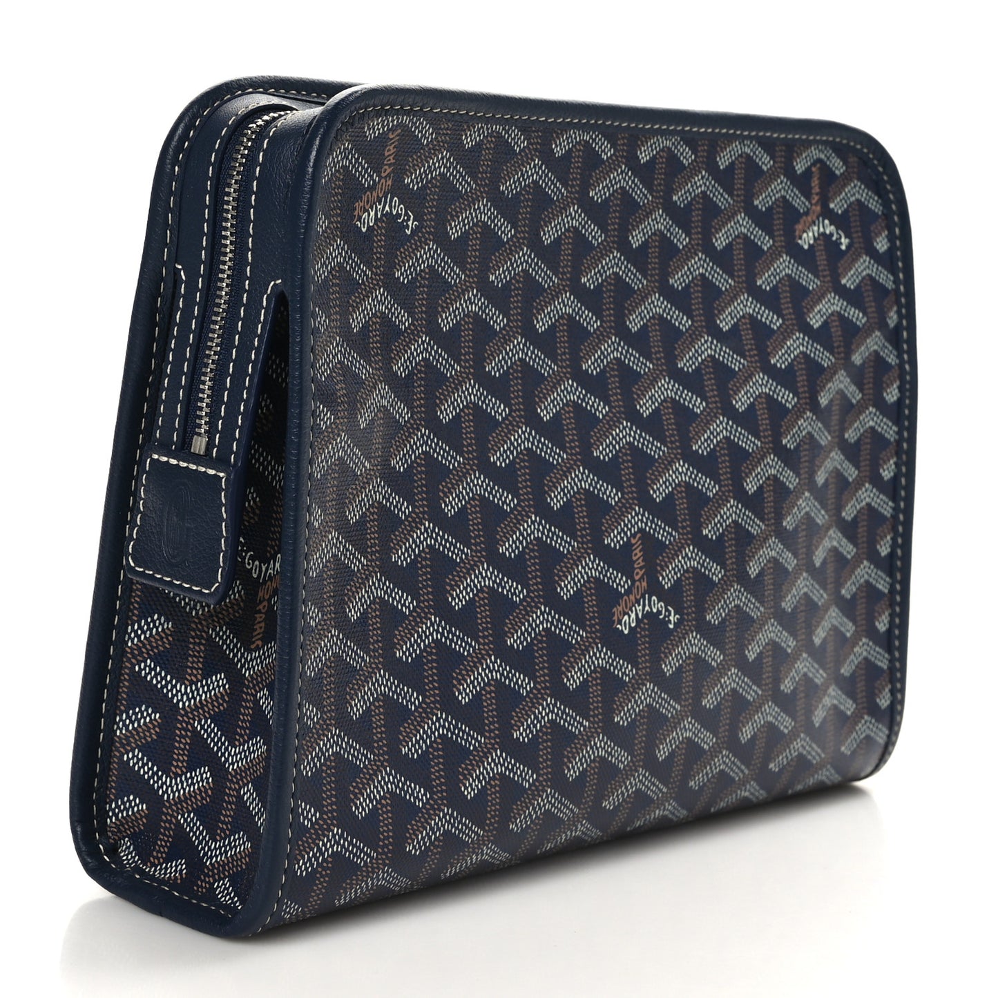 Goyardine Jouvence Toiletry Pouch Navy