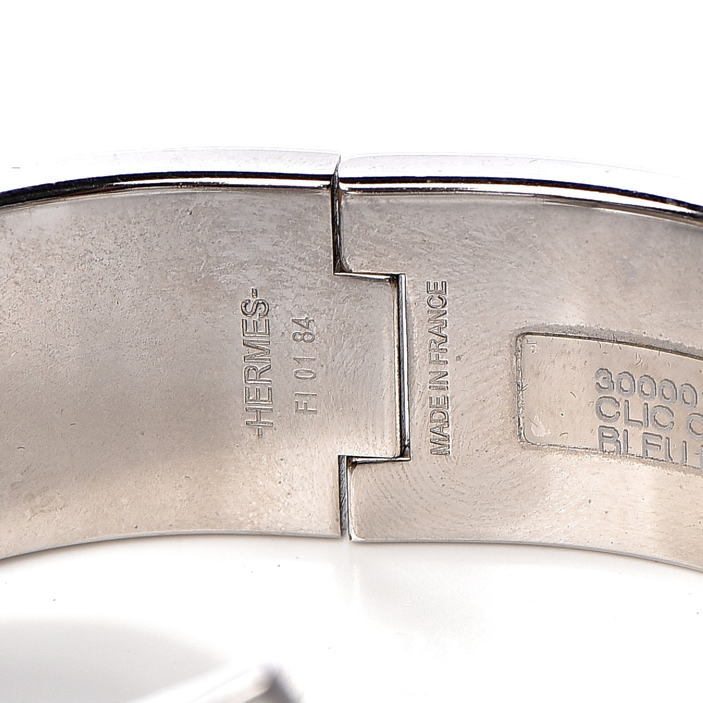 Enamel Wide Clic Clac H Bracelet PM Bleu Profond