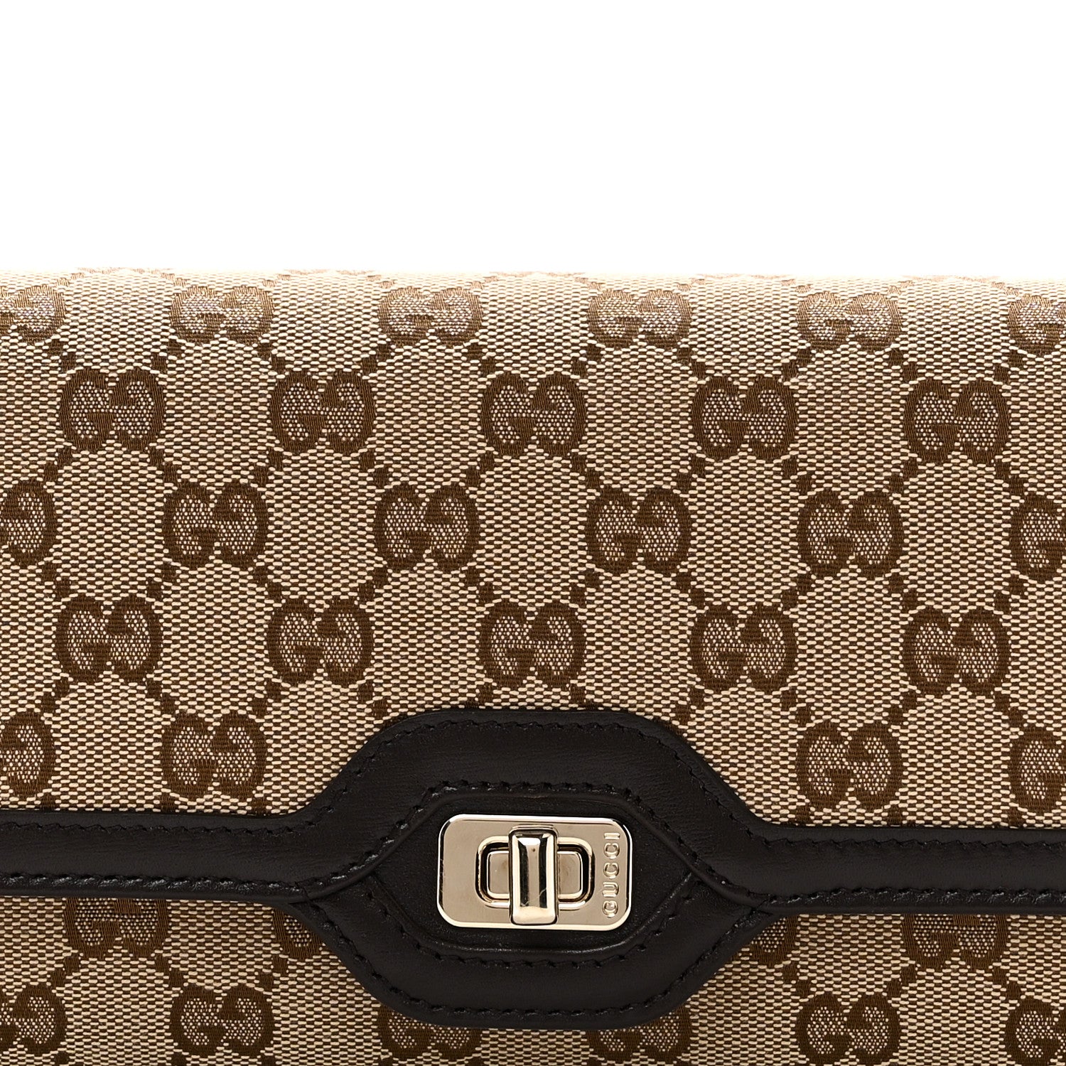 Gucci Monogram Medium Luce Shoulder Bag Beige Ebony 7 of 9