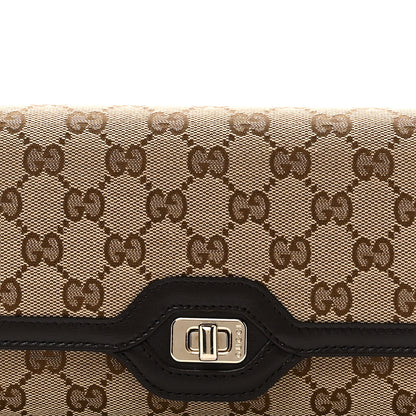 Gucci Monogram Medium Luce Shoulder Bag Beige Ebony 7 of 9