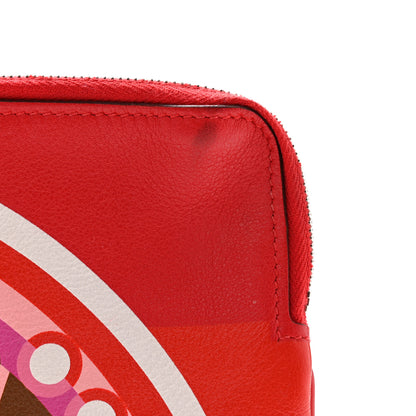Hermes Swift Printed Rainbow Love Carre Long Pocket Pouch Rouge Coeur Alezan 11 of 13