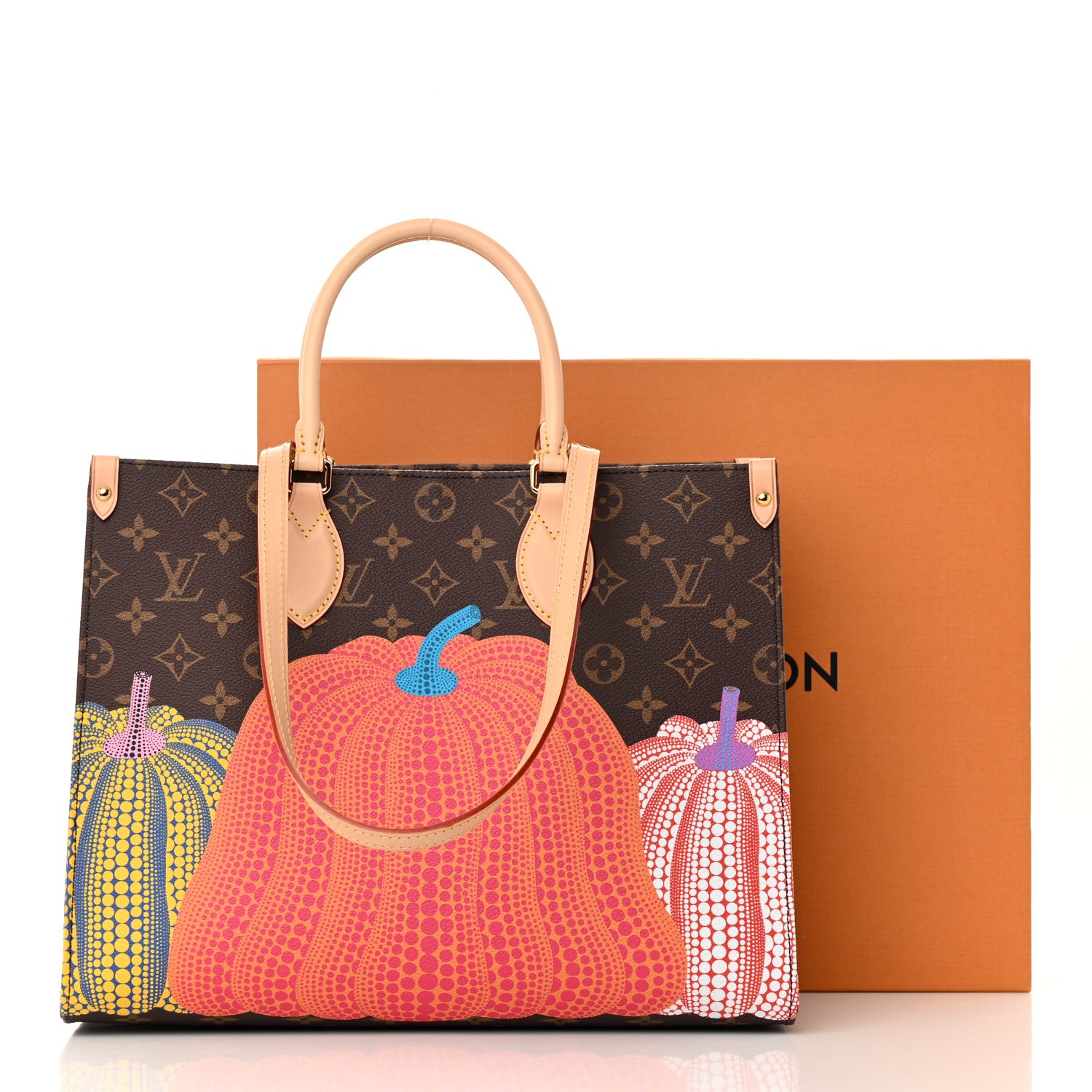 Louis Vuitton LV X YK Monogram Pumpkin Onthego MM Multicolor 10 of 10