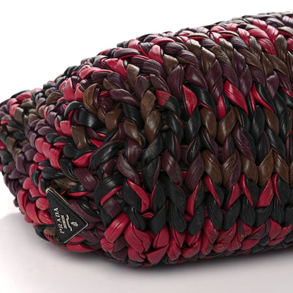 Prada Napa Knit Tote Corteccia 8 of 12