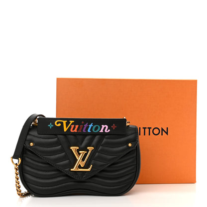 Louis Vuitton Calfskin New Wave Chain MM Black 12 of 12