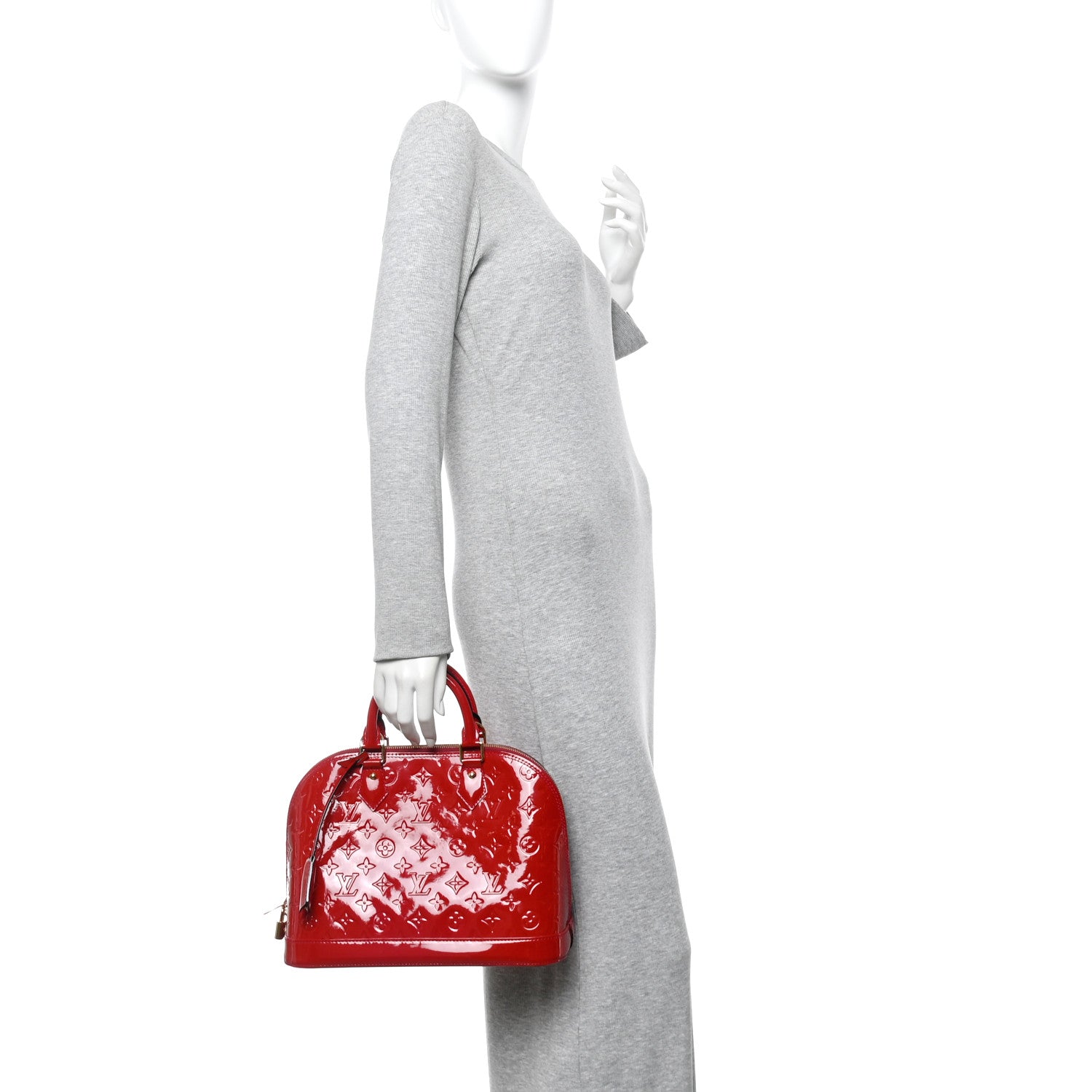 Louis Vuitton Vernis Alma PM Rose Indien 3 of 19