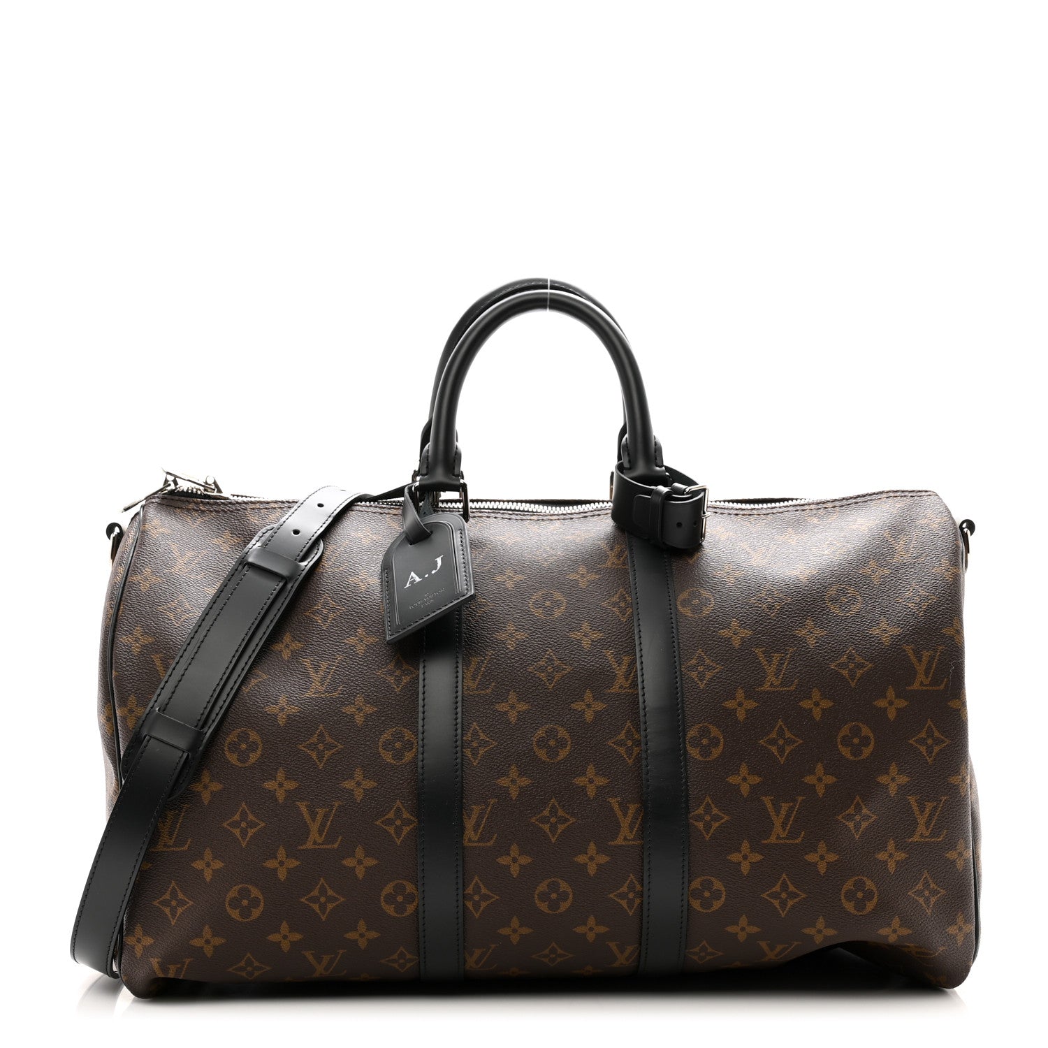 Louis Vuitton Monogram Macassar Keepall Bandouliere 45 1 of 10