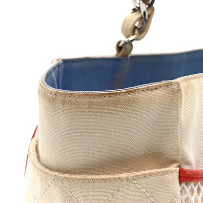 Chanel Canvas Quilted N°5 Shopping Tote Beige 16 of 17