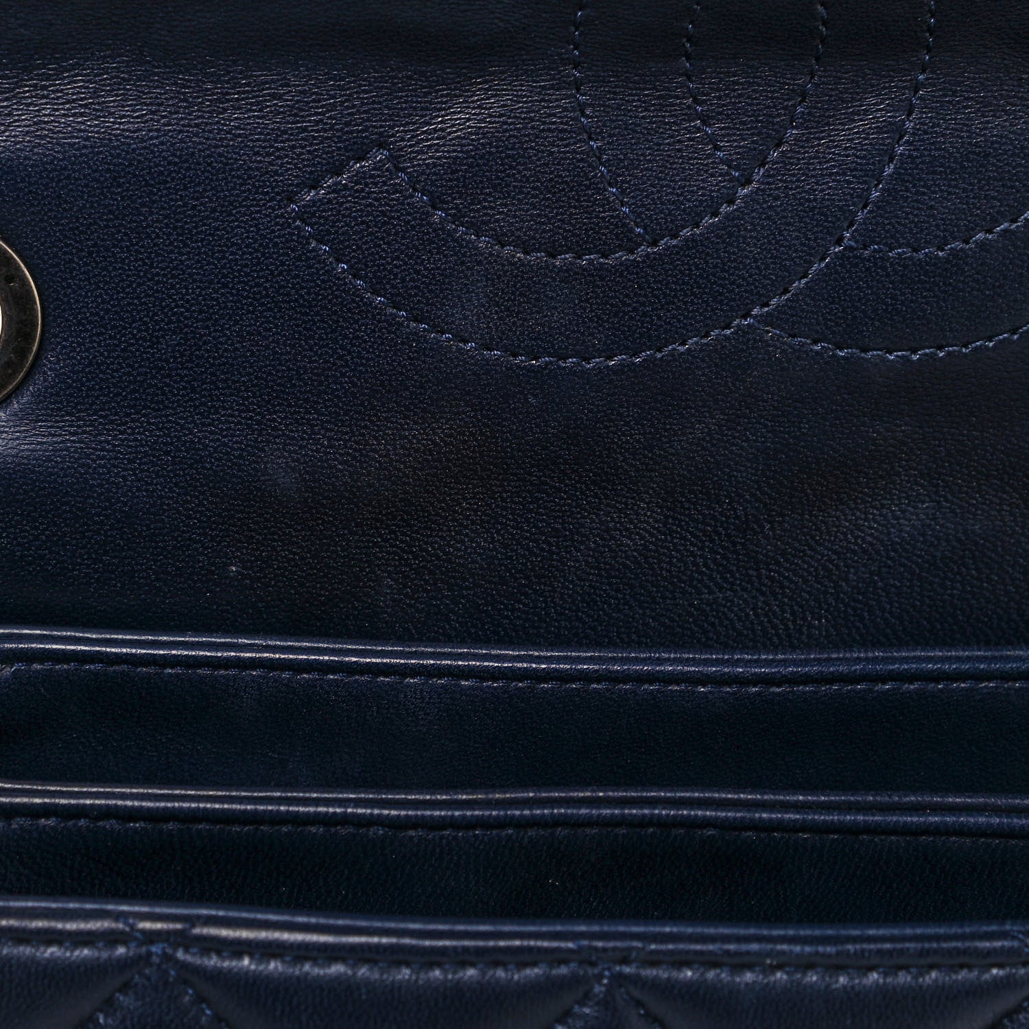 Chanel Lambskin Quilted Small Trendy CC Flap Dual Handle Bag Navy 14 of 17