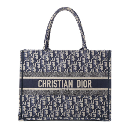 Christian Dior Oblique Medium Book Tote Blue Multicolor 1 of 4