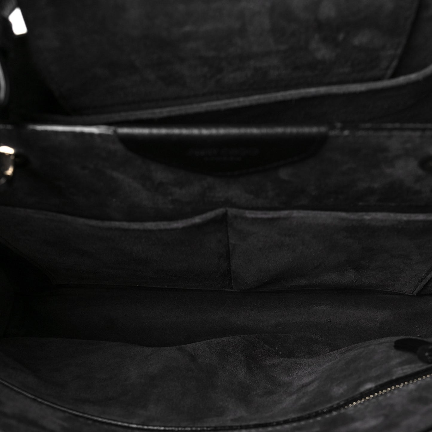 Calfskin Large Varenne Logo Top Handle Satchel Black