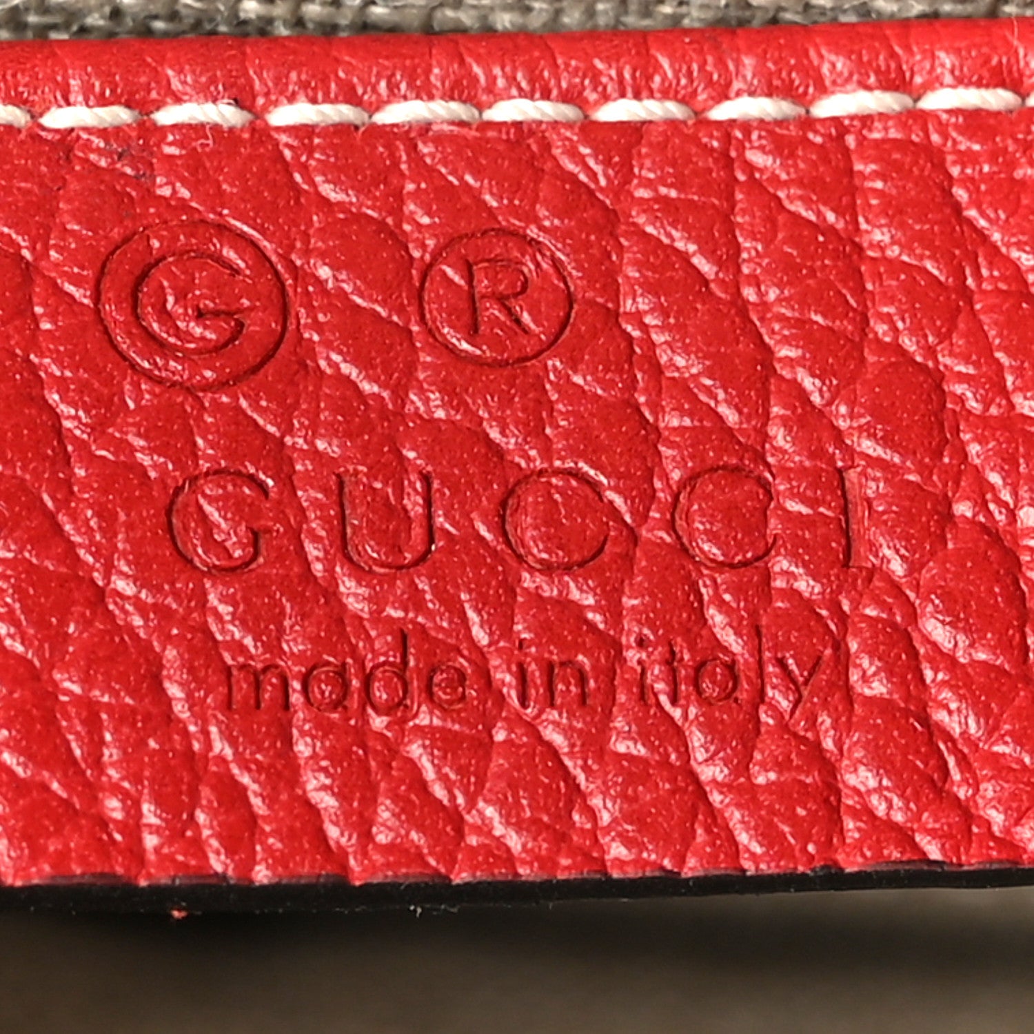 Gucci Dollar Calfskin Small Interlocking G Shoulder Bag Red 6 of 9