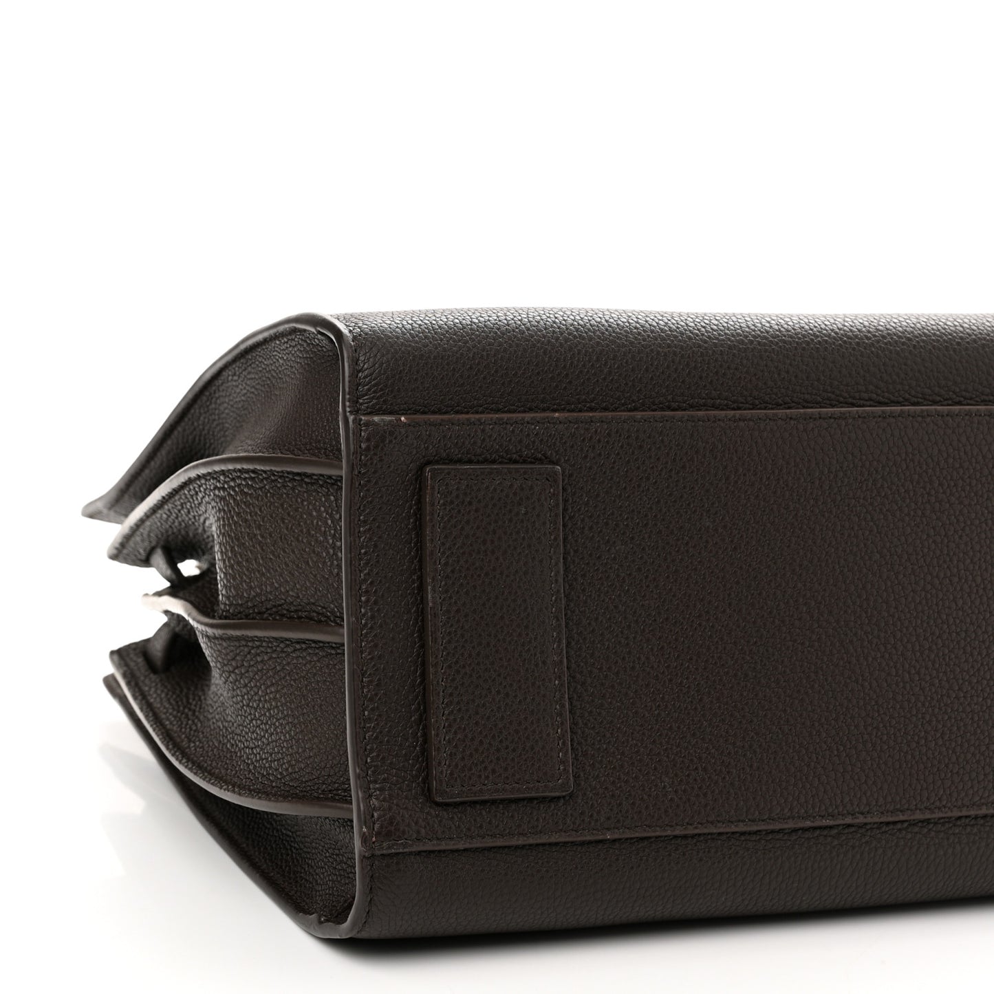 Grained Calfskin Small Supple Sac De Jour Wood