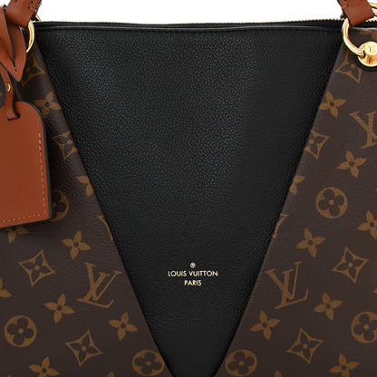 Louis Vuitton Monogram V Tote MM Black 7 of 9
