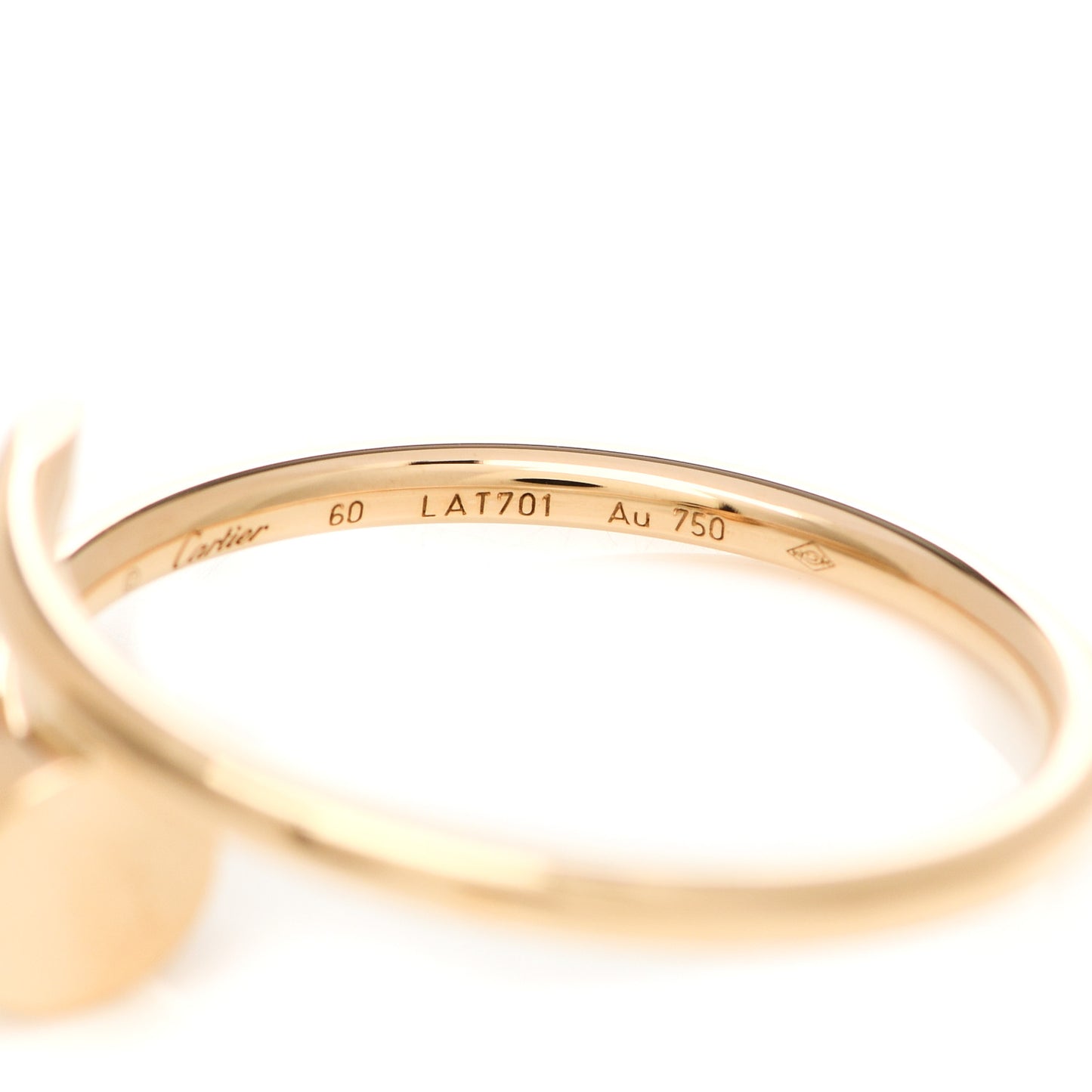 18K Yellow Gold Small Juste Un Clou Ring 60 9